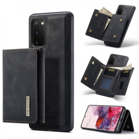 8-FACK Samsung S20 Plus St&ouml;tt&aring;ligt Skal med Magnetisk Korth&aring;llare DG.MING Detach-Samsung S20 Plus-Shockproof.se