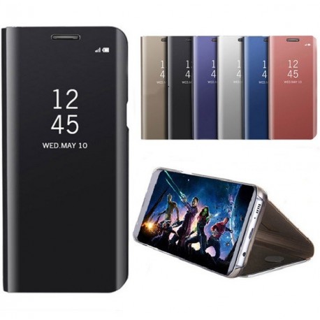 Samsung S9 Smart Flipfodral Clear View Standing V2 Rocket-Samsung S9-Shockproof.se