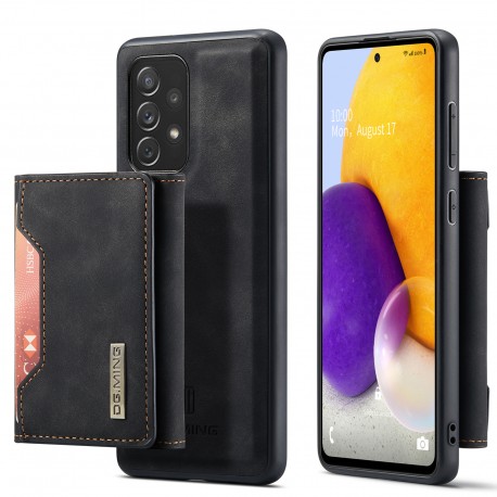 8-FACK Samsung A72 4G/5G St&ouml;tt&aring;ligt Skal med Magnetisk Korth&aring;llare DG.MING Detach-Samsung A72 4G/5G-Shockproof.se