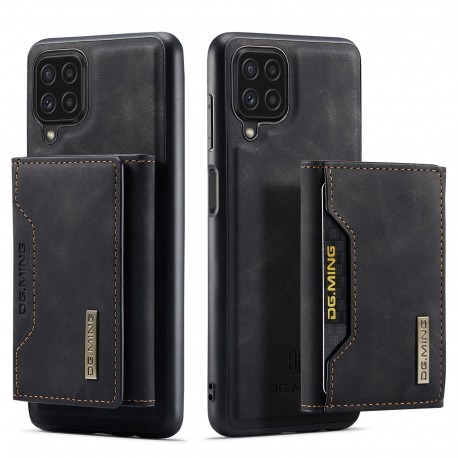 8-FACK Samsung A22 4G St&ouml;tt&aring;ligt Skal med Magnetisk Korth&aring;llare DG.MING Detach-Samsung A22 4G-Shockproof.se