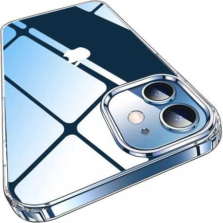 iPhone 12 St&ouml;tt&aring;ligt Genomskinligt Skal Simple-iPhone 12-Shockproof.se