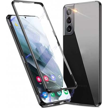 Samsung S22 Helt&auml;ckande Premium Skal Glassback V4-Samsung S22-Shockproof.se