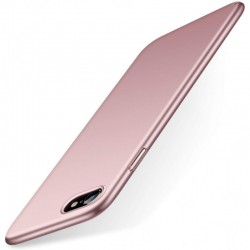 iPhone 7 Plus / 8 Plus Ultratunn Gummibelagd Mattsvart Skal Basic® V2 Rosenguld