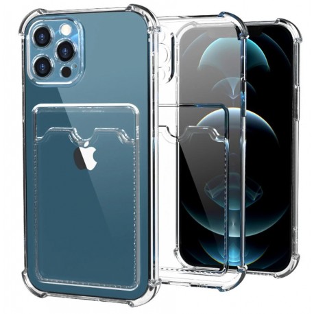 St&ouml;tt&aring;ligt Skal med Kortfack F&ouml;rst&auml;rkta H&ouml;rn iPhone 11 Pro Max-iPhone 11 Pro Max-Shockproof.se