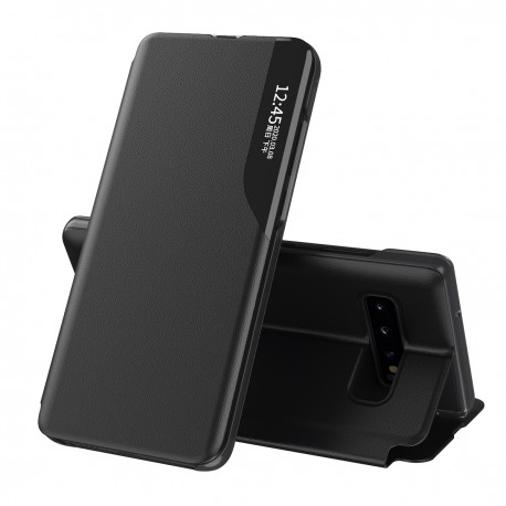 Samsung S10 Plus Stilrent Smart View Fodral - Svart-Samsung S10 Plus-Shockproof.se