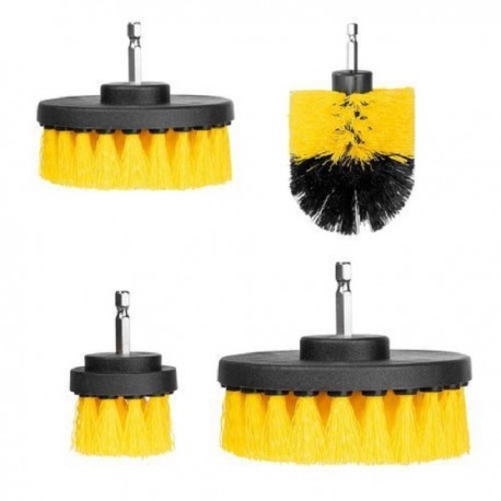 4-PACK Reng&ouml;ringsborstar med Borrf&auml;ste-Tr&auml;ning, Hem & Fritid-Shockproof.se