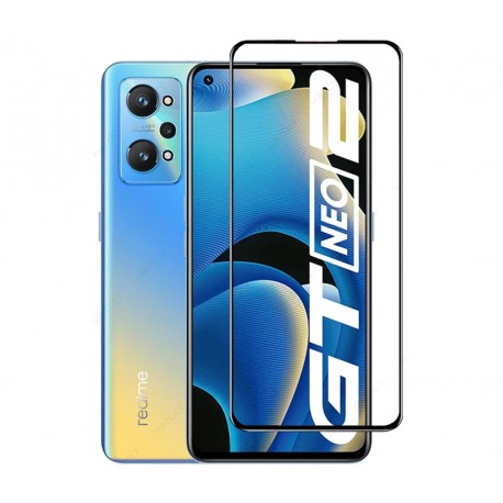 Realme GT 2 / GT Neo 2 H&auml;rdat Glas 3D 0.26mm 9H Fullframe-Realme GT 2 / Neo 2-Shockproof.se