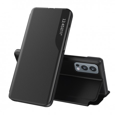 OnePlus Nord 2 5G Stilrent Smart View Fodral - Svart-OnePlus Nord 2 5G-Shockproof.se