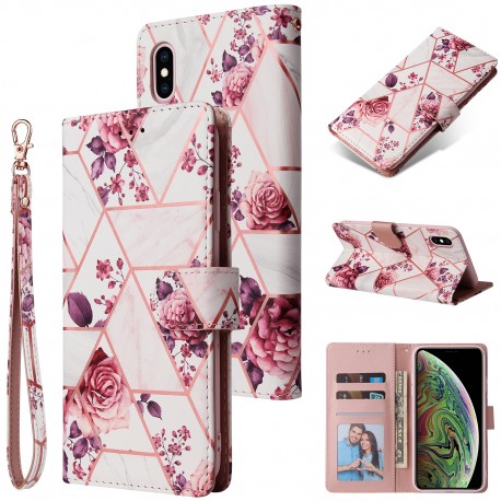 iPhone X / XS Trendigt Pl&aring;nboksfodral Sparkle 4-FACK-iPhone XS-Shockproof.se