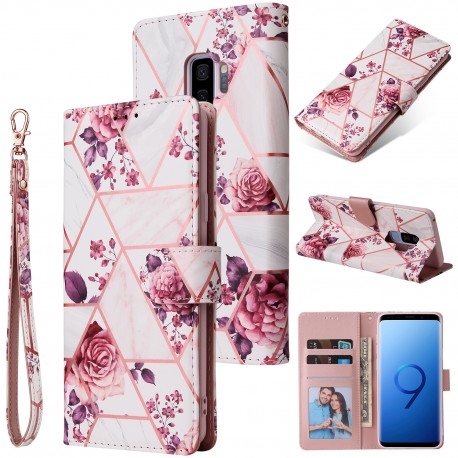 Samsung S9 Plus Trendigt Pl&aring;nboksfodral Sparkle 4-FACK-Samsung S9 plus-Shockproof.se