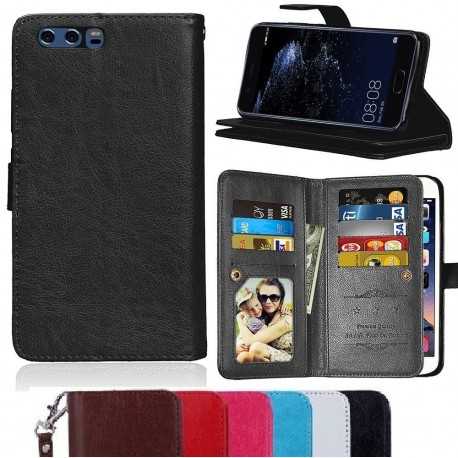 Honor 9 Praktisk Pl&aring;nboksfodral med 11-Fack Array-Honor 9-Shockproof.se