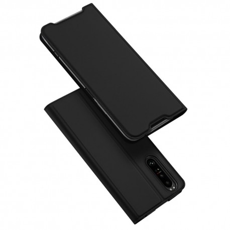 Xperia 1 IV Flipfodral Skin Pro med Kortfack-Xperia 1 IV-Shockproof.se