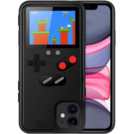 iPhone 14 Klassisk Gameboy Skal F&auml;rgsk&auml;rm | 36st Sm&aring; Spel-iPhone 14-Shockproof.se