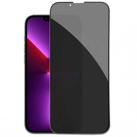 iPhone 14 Plus Privacy H&auml;rdat glas 0.26mm 3D 9H-iPhone 14 Plus-Shockproof.se