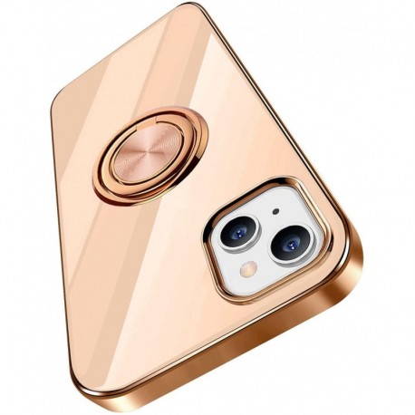 iPhone 14 Plus Elegant & St&ouml;tt&aring;ligt Skal med Ringh&aring;llare Flawless-iPhone 14 Plus-Shockproof.se