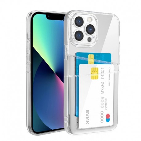 iPhone 11 St&ouml;tt&aring;ligt Skal med Kortfack V2-iPhone 11-Shockproof.se