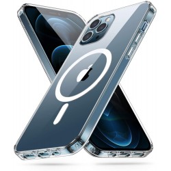 iPhone 12 Transparent Stötdämpande Skal MagSafe-Kompatibelt