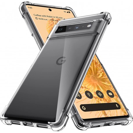 Google Pixel 7 Pro St&ouml;tt&aring;ligt Skal med F&ouml;rst&auml;rkta H&ouml;rn-Google Pixel 7 Pro-Shockproof.se
