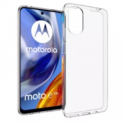 Motorola Moto E32s Stötdämpande Silikon Skal Simple