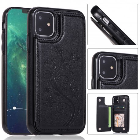 iPhone 11 St&ouml;tt&aring;ligt Skal Korth&aring;llare 3-FACK Flippr V2 Svart-iPhone 11-Shockproof.se
