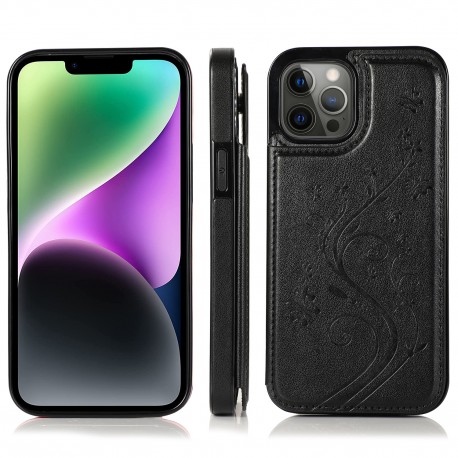 iPhone 13 Pro St&ouml;tt&aring;ligt Skal Korth&aring;llare 3-FACK Flippr V2 Svart-iPhone 13 Pro-Shockproof.se