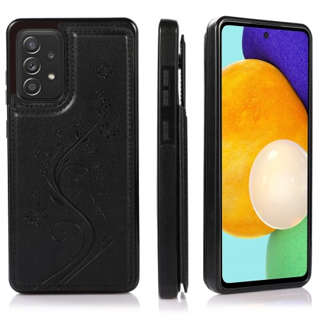 Samsung A13 4G St&ouml;tt&aring;ligt Skal Korth&aring;llare 3-FACK Flippr V2 Svart-Samsung A13 4G-Shockproof.se