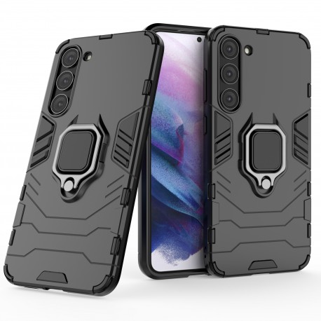 Samsung S23 St&ouml;tt&aring;ligt Skal med Ringh&aring;llare ThinArmor-Samsung S23-Shockproof.se