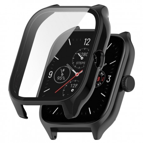 Helt&auml;ckande Skal Amazfit GTS 4 9H H&auml;rdat Glas-Hem-Shockproof.se