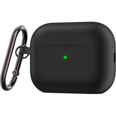 Airpods Pro 2 Skyddsfodral i Silikon med Karbinhake-Ljud & H&ouml;rlurar-Shockproof.se