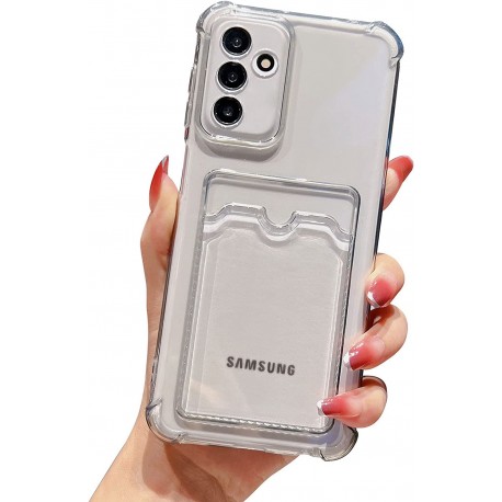 St&ouml;tt&aring;ligt Skal med Kortfack F&ouml;rst&auml;rkta H&ouml;rn Samsung A34 5G-Samsung A34 5G-Shockproof.se