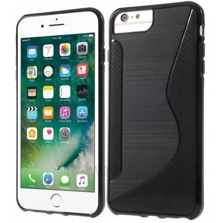 iPhone 8 Plus Ultratunn St&ouml;td&auml;mpande Skal S-Line-iPhone 8 Plus-Shockproof.se