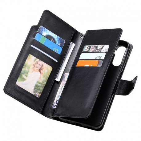 Samsung A13 5G Praktisk Pl&aring;nboksfodral med 12-Fack Array V4-Samsung A13 5G-Shockproof.se