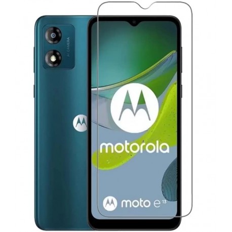 2-PACK Motorola Moto E13 H&auml;rdat glas 0.26mm 2.5D 9H-H&auml;rdatGlas2 [U-JBI6SP006]-Shockproof.se