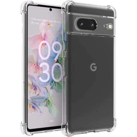 Google Pixel 7a St&ouml;tt&aring;ligt Skal med F&ouml;rst&auml;rkta H&ouml;rn-Google Pixel 7a-Shockproof.se