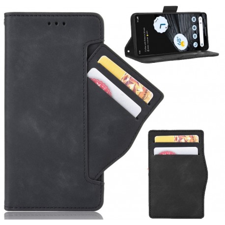 Google Pixel 7a Pl&aring;nboksfodral PU-L&auml;der 6-FACK Winston V3-Google Pixel 7a-Shockproof.se