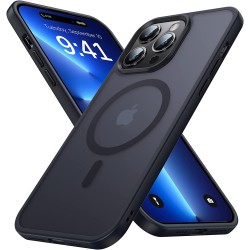 iPhone 14 Pro Transparent Stötdämpande Skal MagSafe-Kompatibelt V2