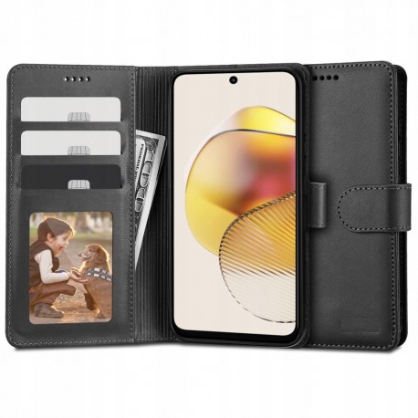 Motorola Moto G13 / G23 Pl&aring;nboksfodral PU-L&auml;der 4-FACK-Evry [U-LWC046]-Shockproof.se