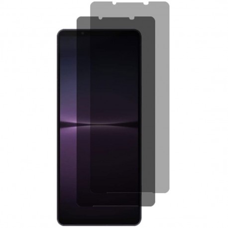 2-PACK Xperia 10 IV Privacy H&auml;rdat glas 0.26mm 2.5D 9H-Xperia 10 IV-Shockproof.se