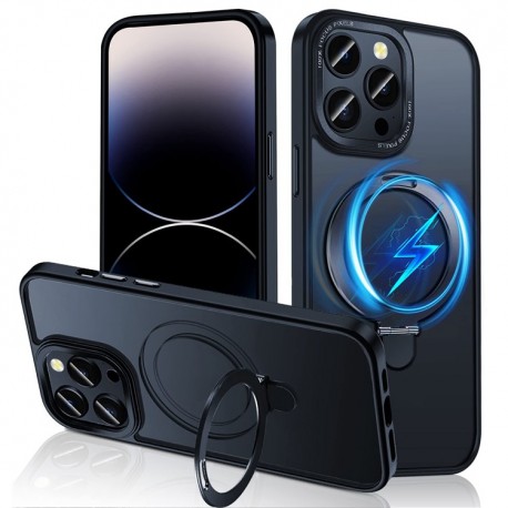 iPhone 12 Pro Max St&ouml;tt&aring;ligt Magsafe Skal med Kickstand Nordcell&trade;-iPhone 12 Pro Max-Shockproof.se