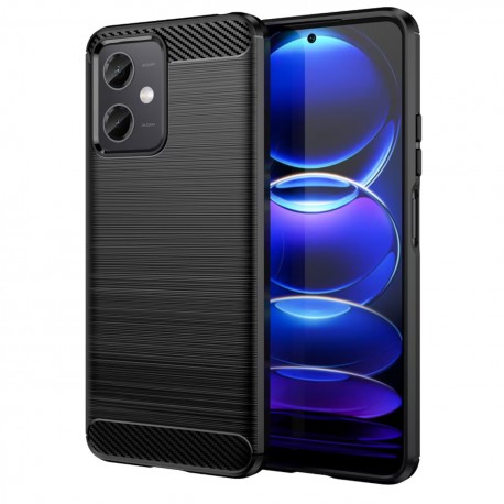 Redmi Note 12 4G St&ouml;tt&aring;ligt Skal SlimCarbon-Xiaomi Redmi Note 12-Shockproof.se