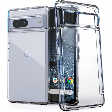 Google Pixel 7a St&ouml;tt&aring;ligt Genomskinligt Skal Simple-Google Pixel 7a-Shockproof.se