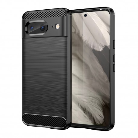 Google Pixel 8 St&ouml;tt&aring;ligt Skal SlimCarbon-Google Pixel 8-Shockproof.se