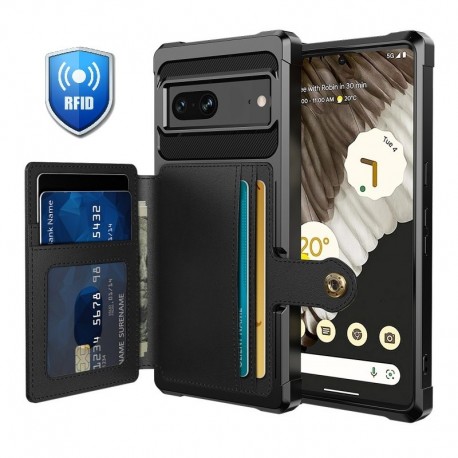 Google Pixel 8 St&ouml;tt&aring;ligt Premium Skal 4-FACK Solid V3 RFID-Google Pixel 8-Shockproof.se