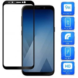 Samsung A8 2018 FullFrame® 0.26mm 2.5D 9H Härdat Glas