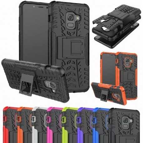 Samsung A8 2018 St&ouml;tt&aring;ligt Skal med St&ouml;d Active-Samsung A8 2018-Shockproof.se