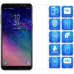 2-PACK Samsung A8 2018 Härdat glas 0.26mm 2.5D 9H