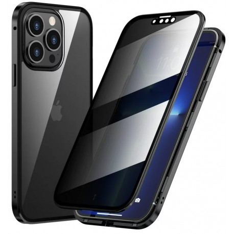 iPhone 14 Pro Privacy Helt&auml;ckande Premium Skal Glassback V4-iPhone 14 Pro-Shockproof.se