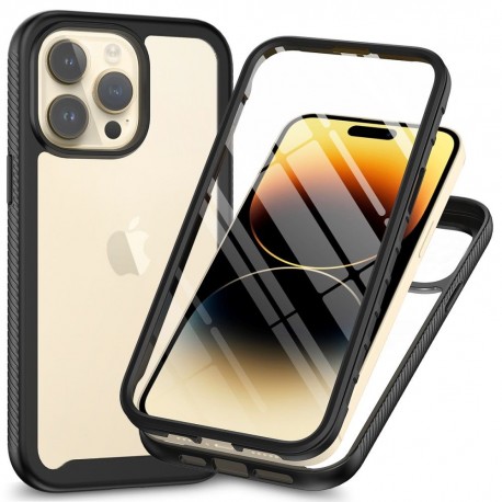 iPhone 14 Pro Helt&auml;ckande Premium 3D Skal 3in1 ThreeSixty-iPhone 14 Pro-Shockproof.se