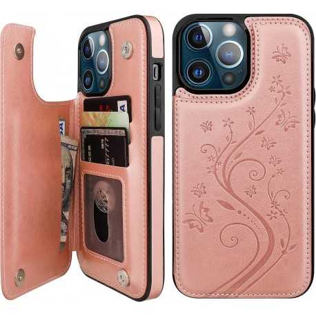 iPhone 13 Pro Max St&ouml;tt&aring;ligt Skal Korth&aring;llare 3-FACK Flippr V2-iPhone 13 Pro Max-Shockproof.se