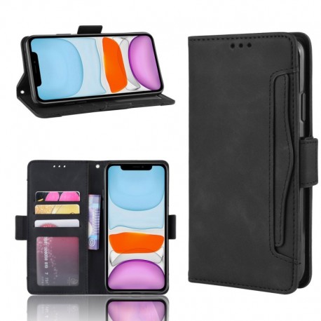 iPhone 15 Pro Pl&aring;nboksfodral PU-L&auml;der 6-FACK Winston V3-iPhone 15 Pro-Shockproof.se